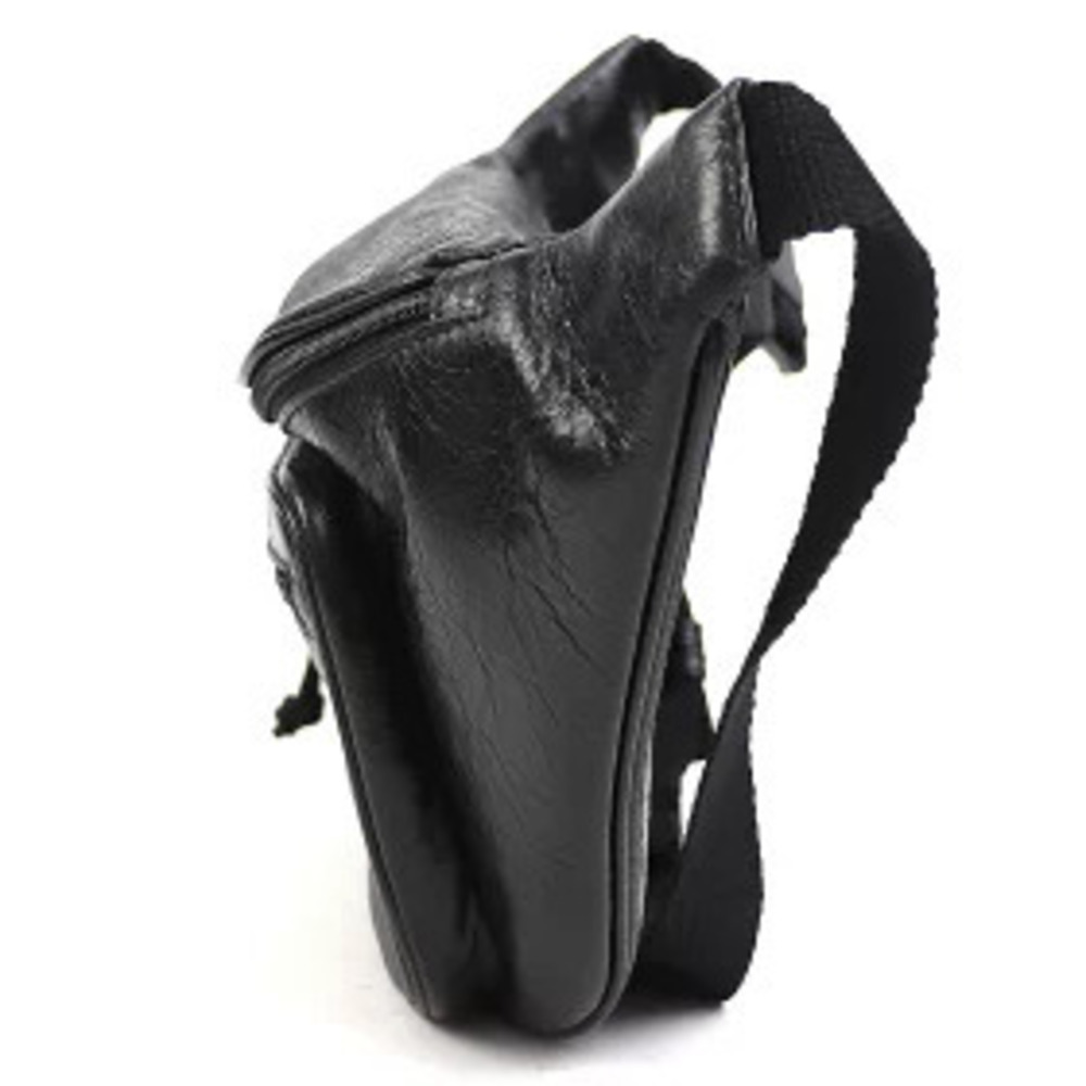Balenciaga Explorer Belt Pack Gray Calf Leather Body Bag Waist Clutch Bum P - Picture 5 of 13